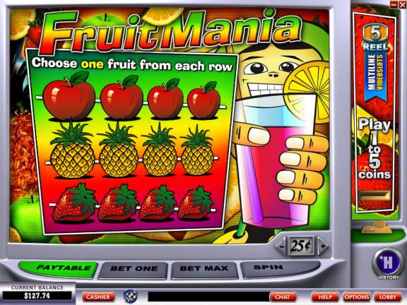 fruit mania автоматы